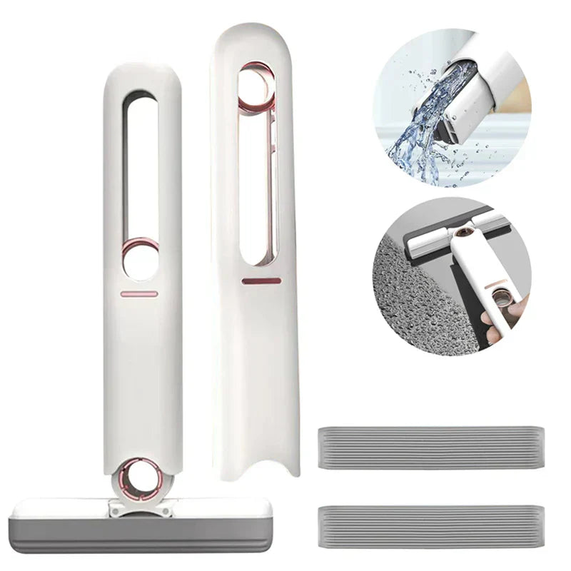 Mini Putzstab | Wasserschaber Und Tierhaarentferner Für Fenster Und Spiegel