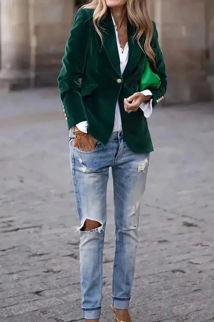 Blazer | Klassisch Knopfdetails