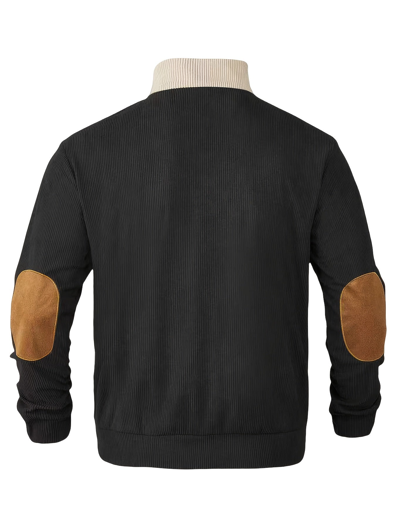 Strickpullover Stehkragen | Knopfleiste Langarm