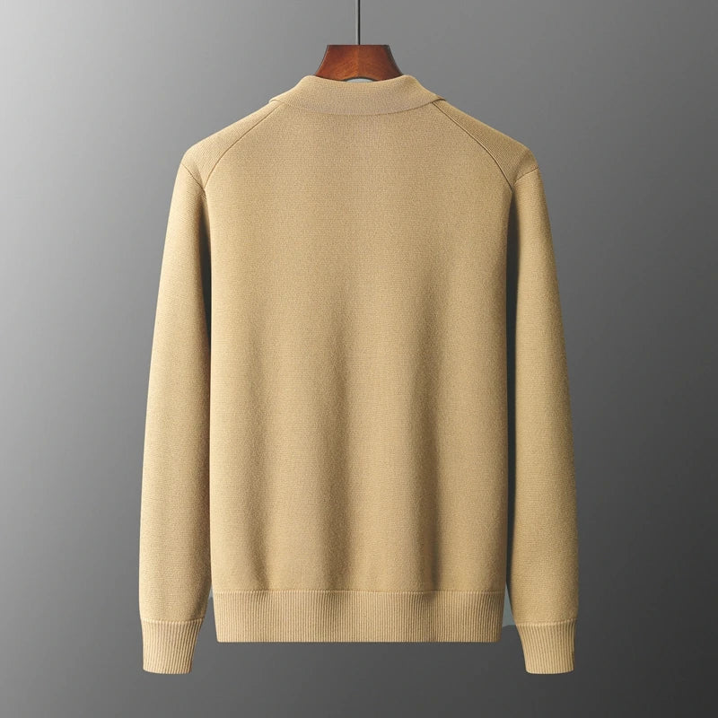 Strickjacke mit Knöpfen - Gerader Schnitt mit Kragen