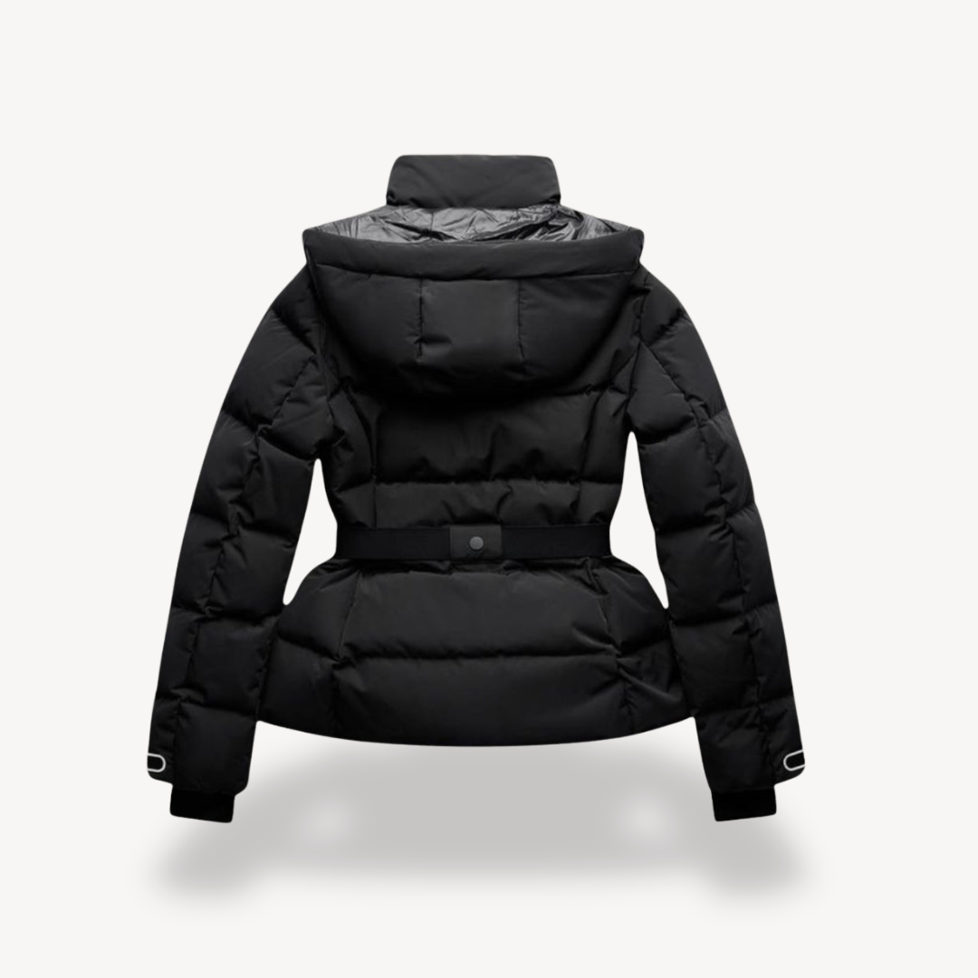Skijacke Winterjacke | Pufferjacke Taillierter Schnitt mit Gürtel