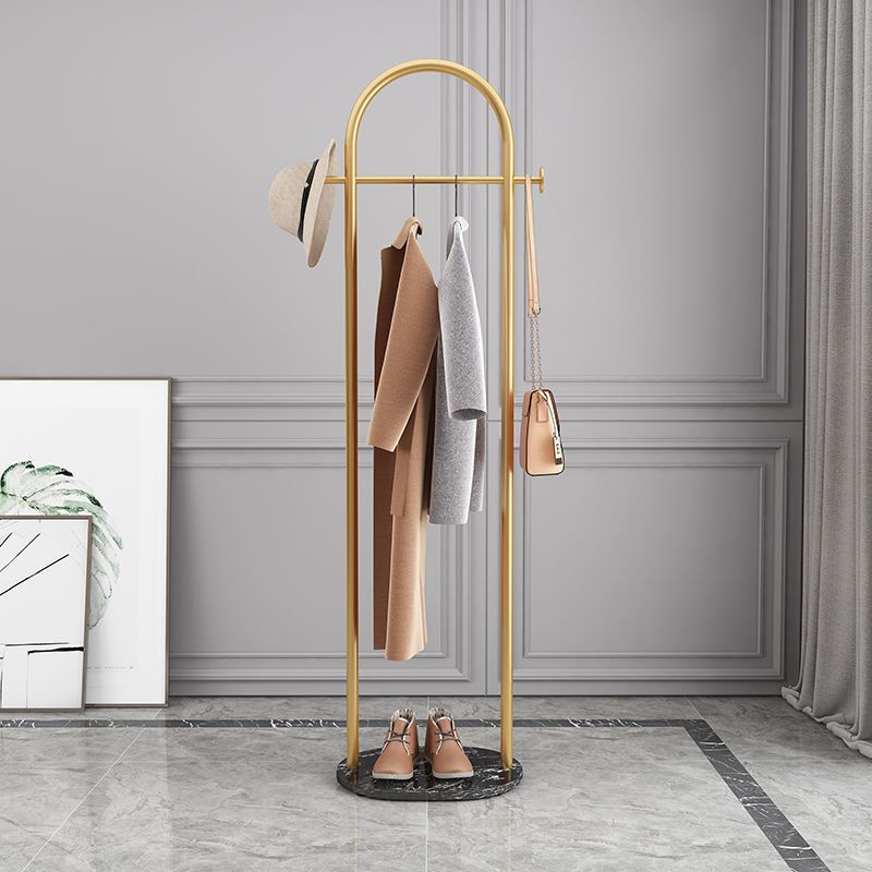 Garderobenständer mit Marmorfuß | Moderner Kleiderständer für Eingangsbereich