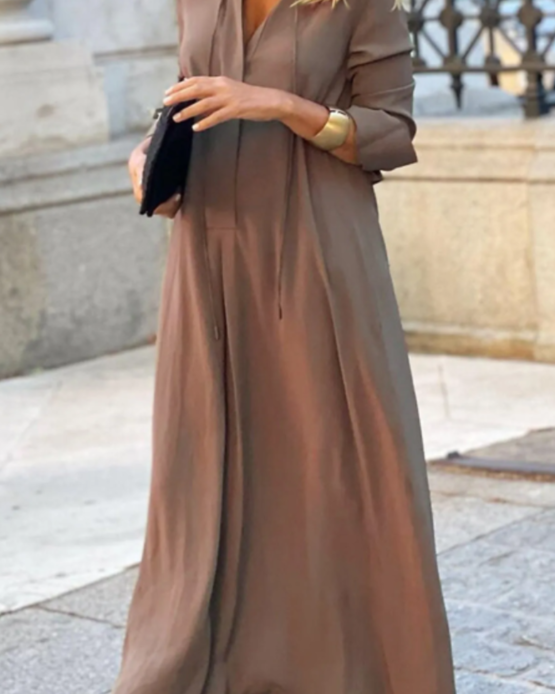 Damen Abend Chiffon Maxi Kleid