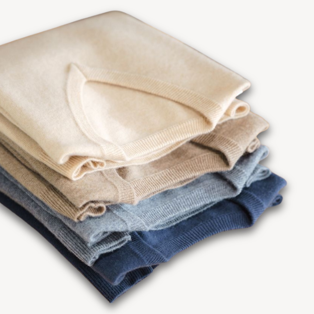 V Ausschnitt Pullover - Schmaler Schnitt für Alltag
