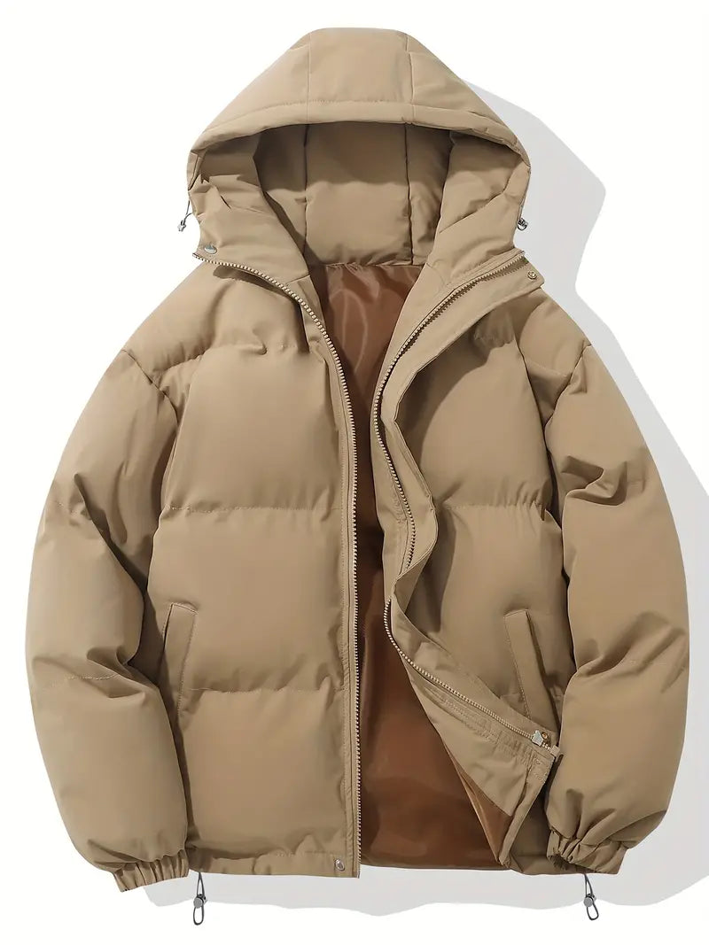 Winterjacke mit Kapuze - Gepolstert und Gesteppt