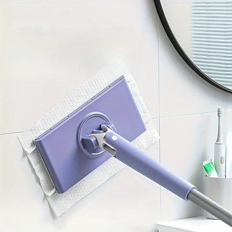 Praktischer Wischmopp Mit 360 Grad Drehkopf | Flachmopp Mit Auswringsystem