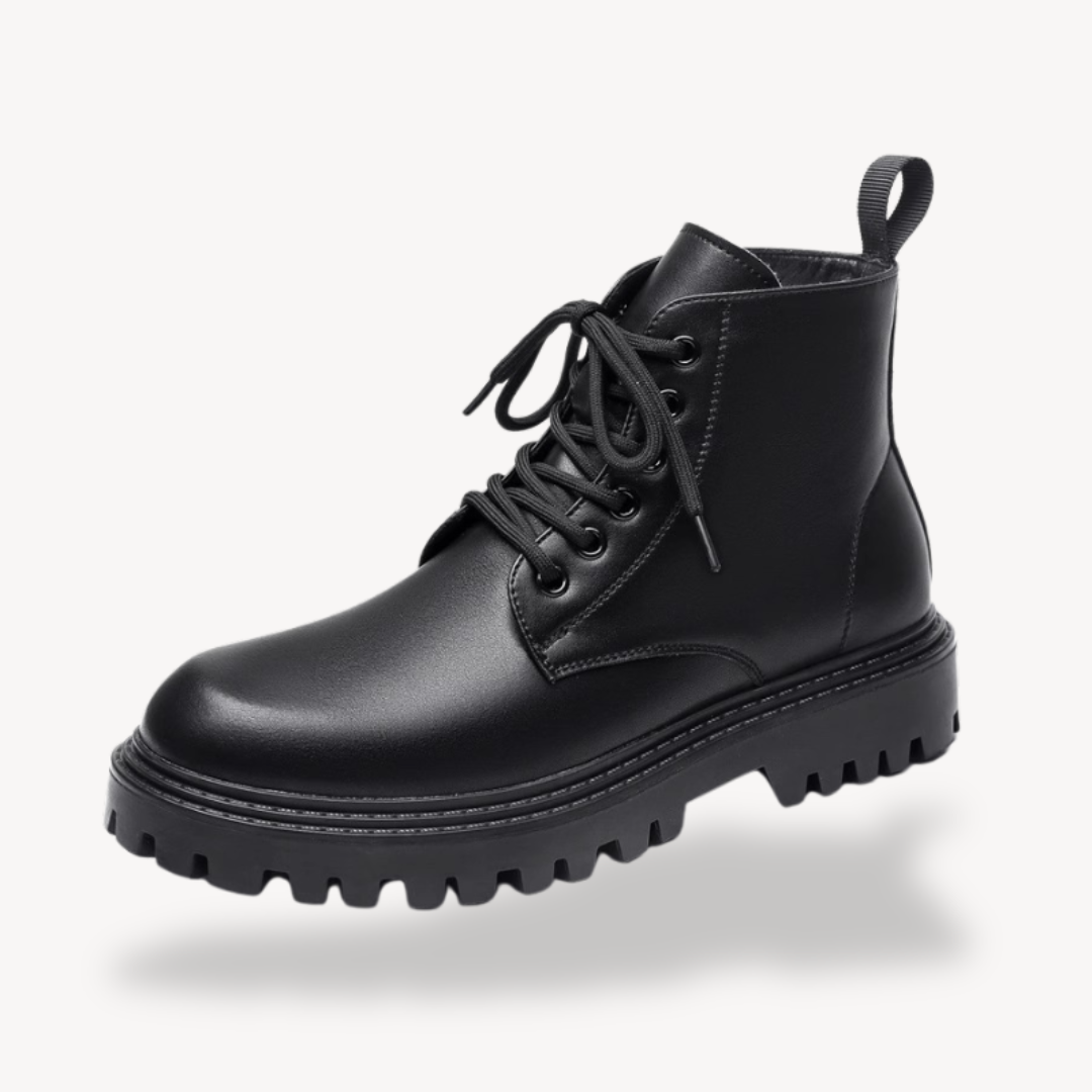 Freizeit Boots - Mit Plateausohle und Schnürung