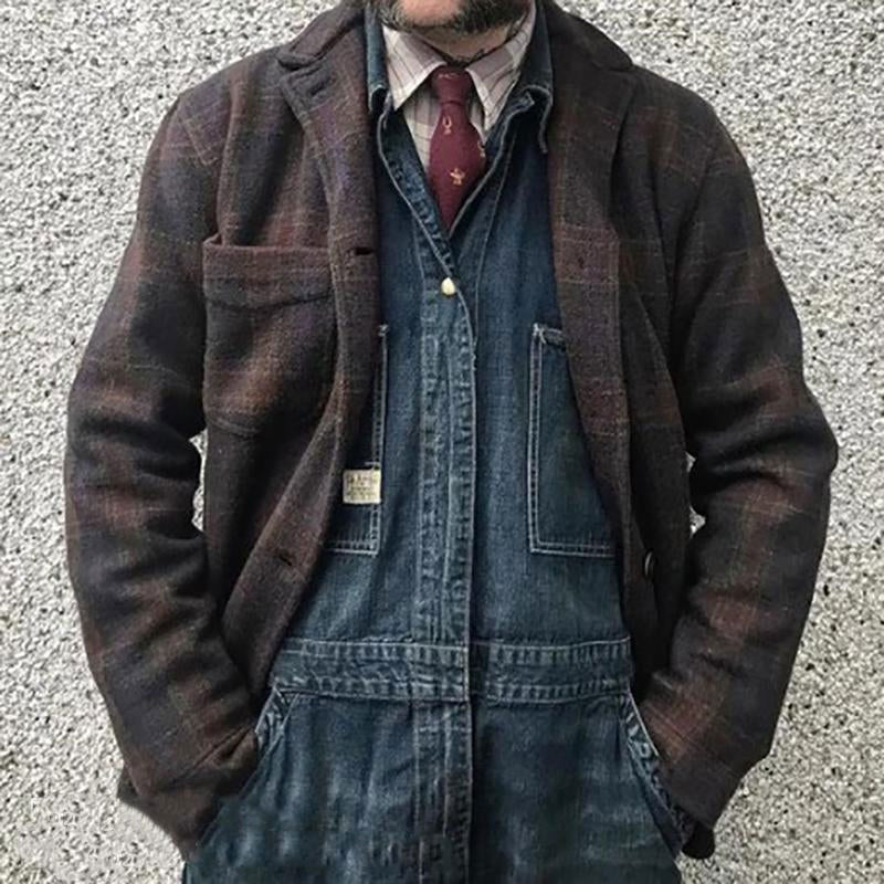 Winterjacke Herren | Lockerer Schnitt Mit Reverskragen