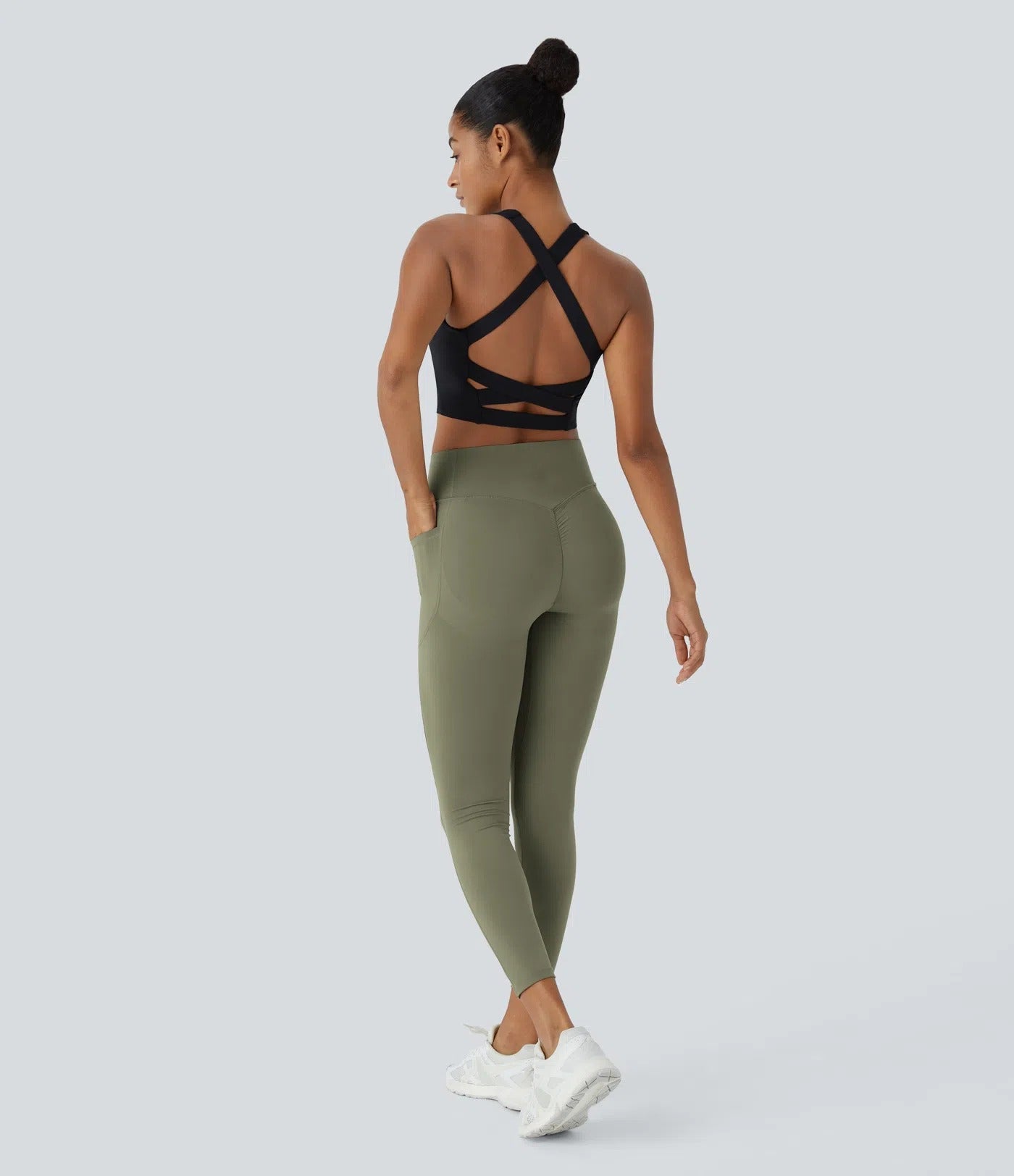 Leggings - Hoher Bund mit Seitentasche