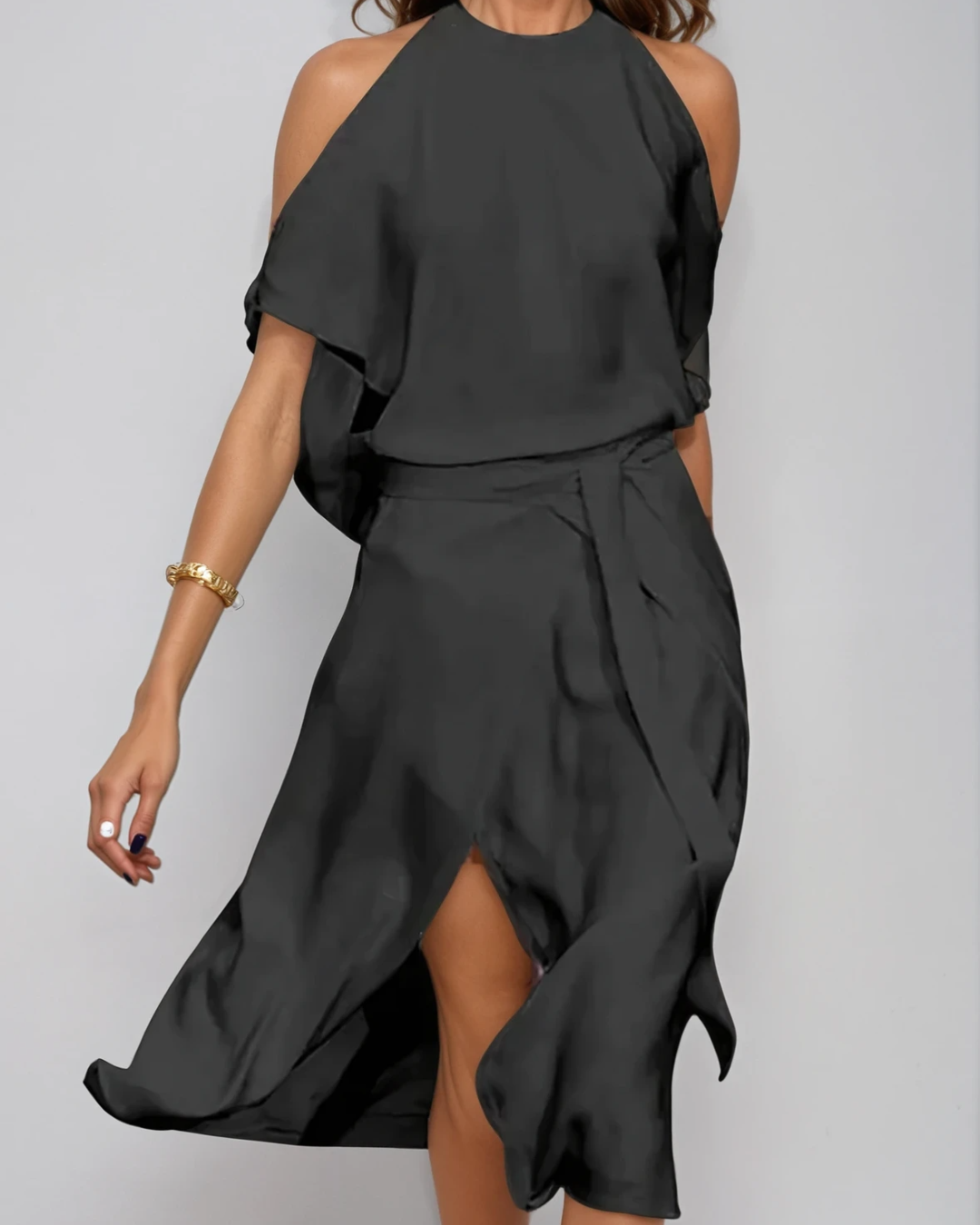 Damen Elegante Maxi Kleid