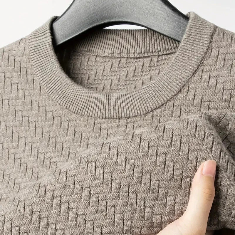 Pullover | Rundhals mit Strukturmuster