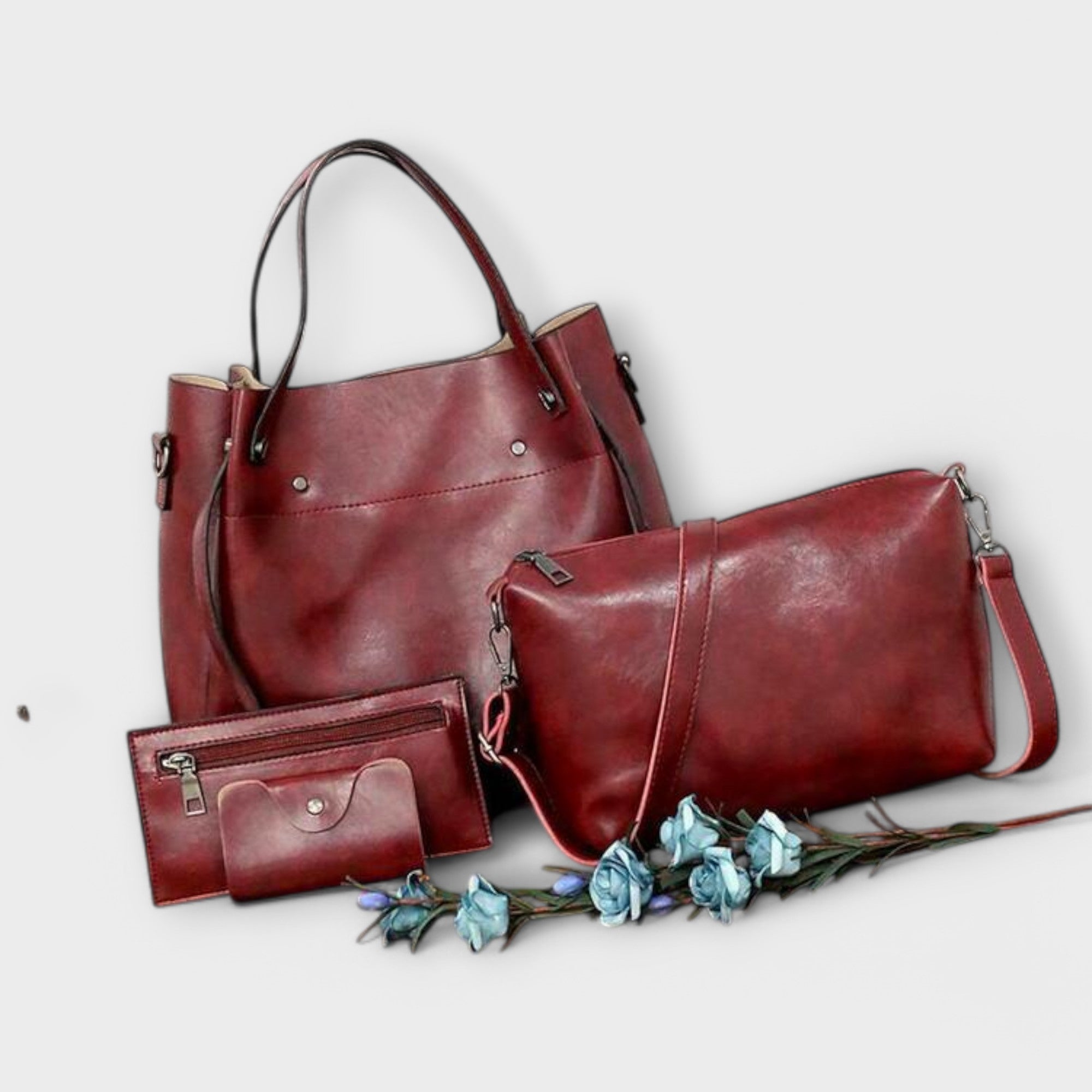 Taschen Set - Handtasche Umhängetasche Und Geldbörse