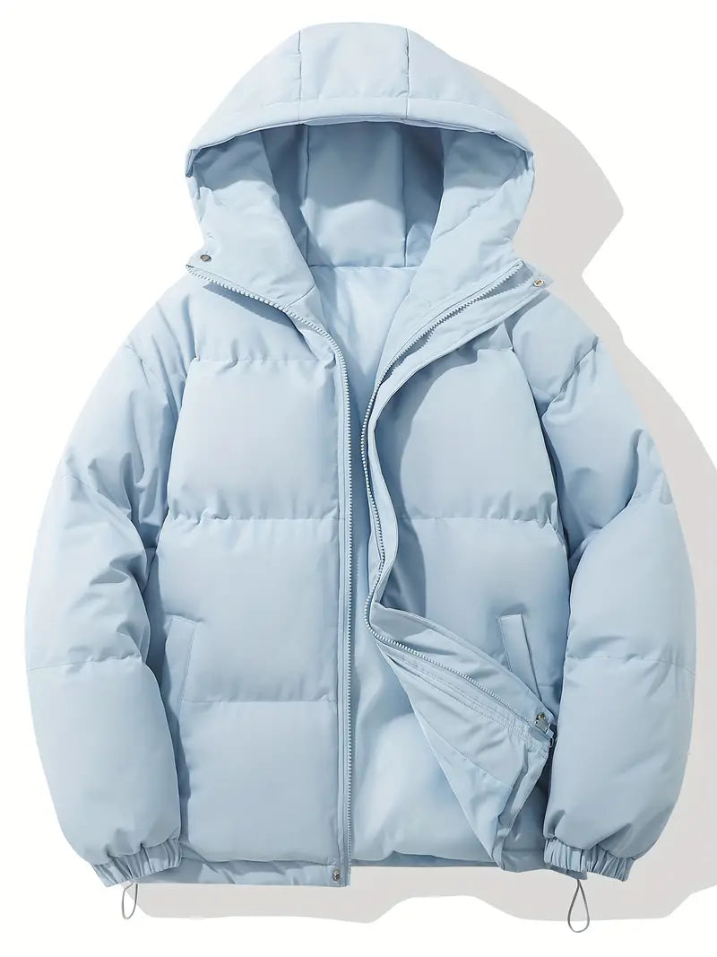 Winterjacke mit Kapuze - Gepolstert und Gesteppt