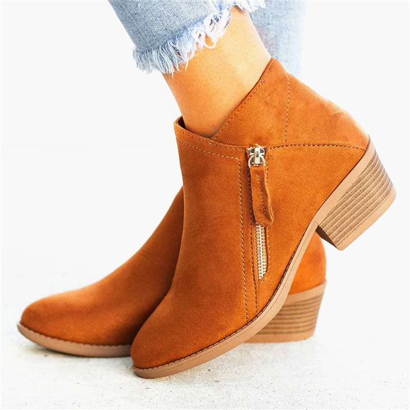 Stiefeletten - Klassisches Ankle Boots Modell mit Reißverschluss