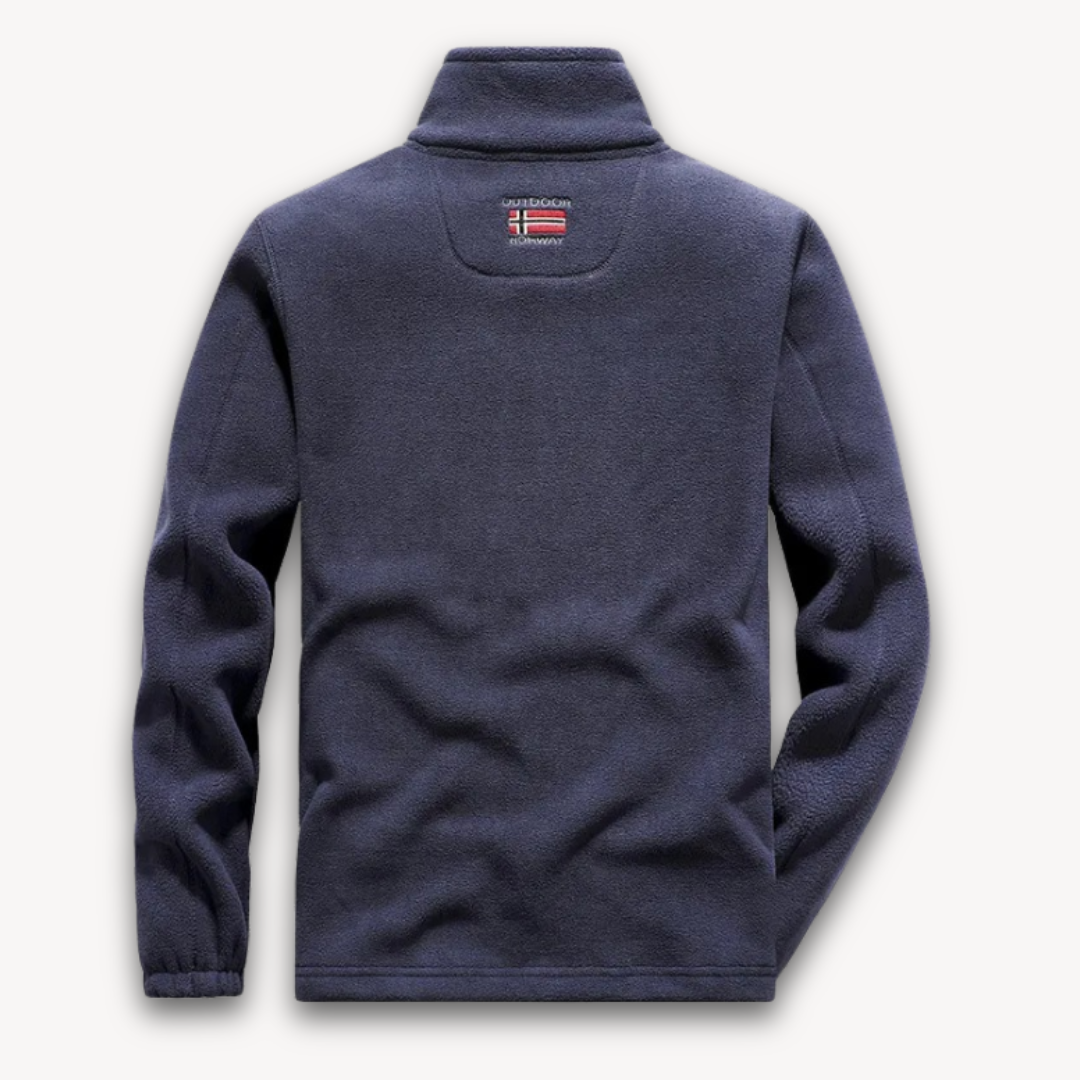 Fleecejacke mit Reißverschluss - Klassischer Outdoorstil