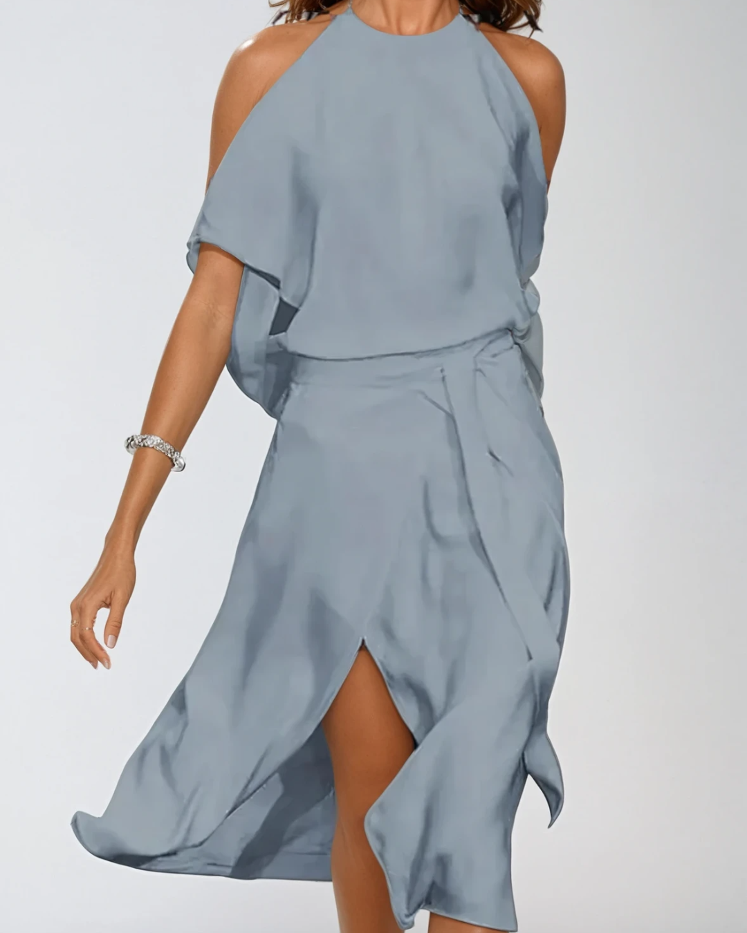 Damen Elegante Maxi Kleid
