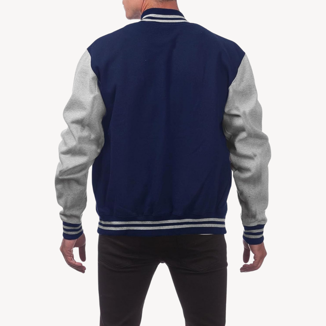 Bomberjacke mit Druckknöpfen - Klassischer Freizeitstil