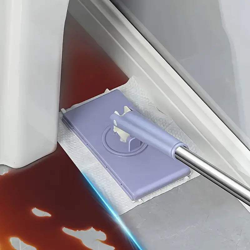 Praktischer Wischmopp Mit 360 Grad Drehkopf | Flachmopp Mit Auswringsystem