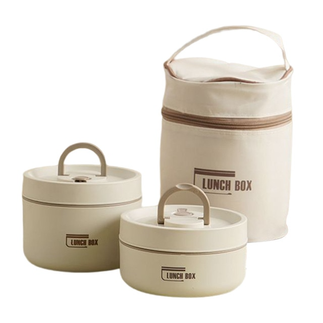 Thermo Lunchbox Isoliert | Auslaufsicher Mit Tragetasche