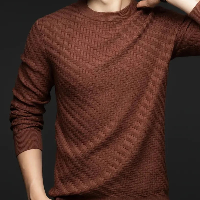 Pullover | Rundhals mit Strukturmuster