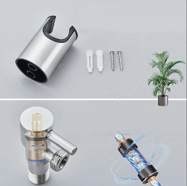 Bidet Handbrause Set Für Toilette | Hygienische Reinigung Mit Schlauch Und Wandhalterung