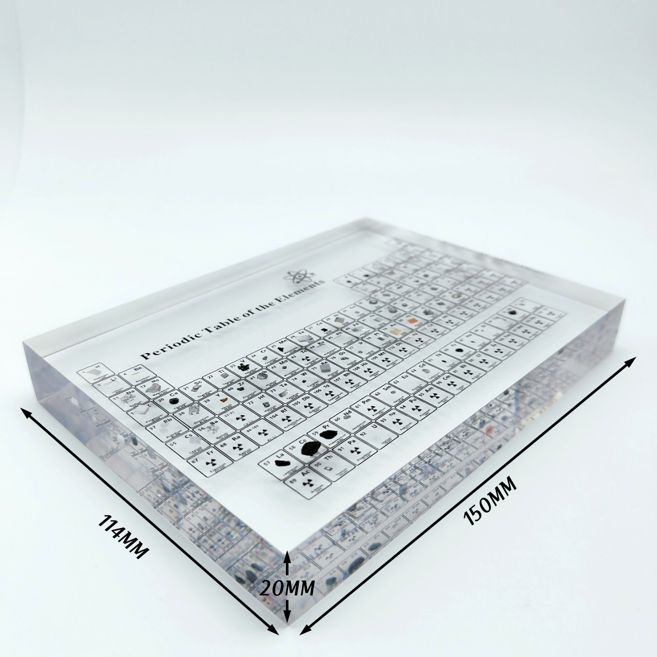 Lampe Periodensystem | Leuchtendes Element-Tischlicht für das Büro