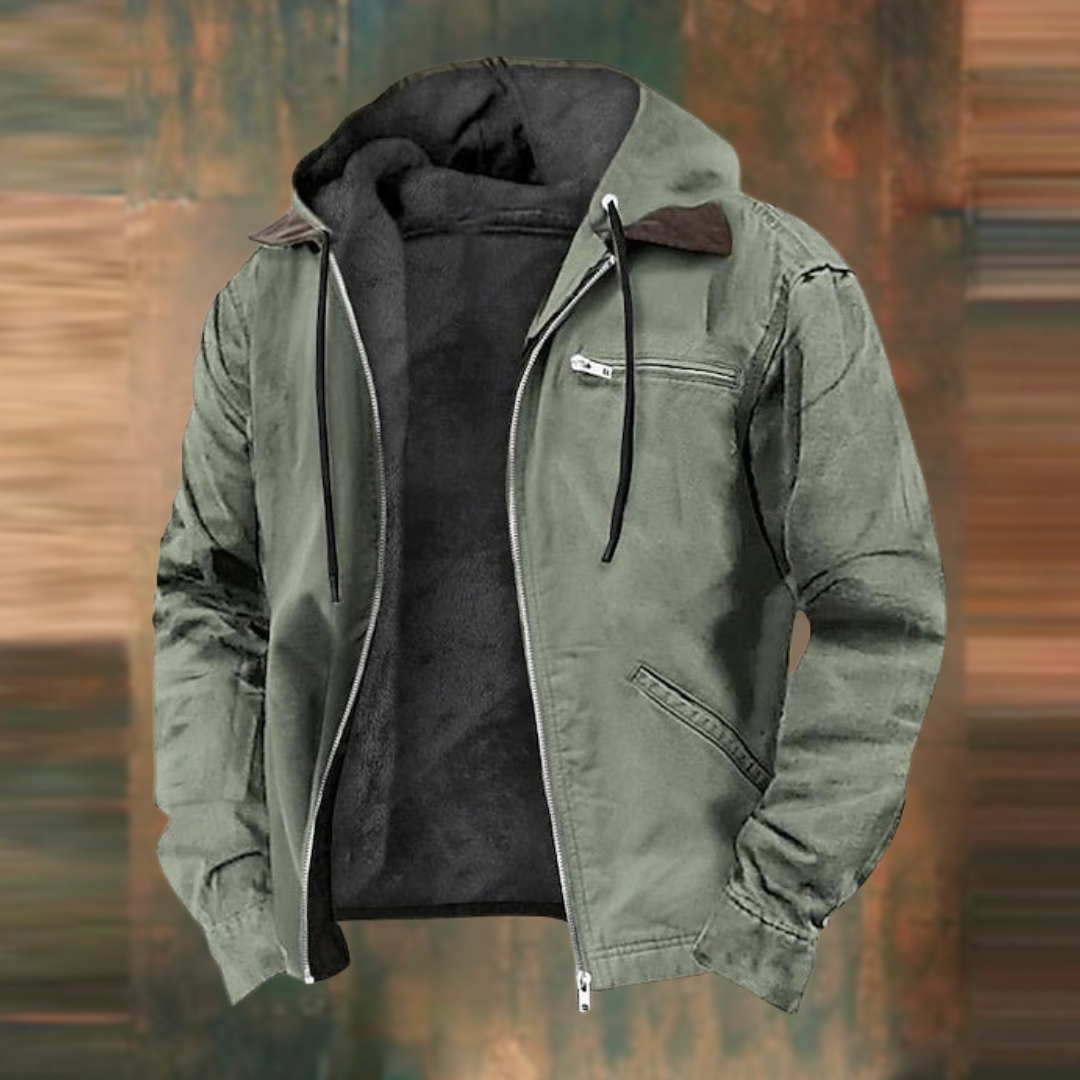 Übergangsjacke - Kapuze und Reißverschluss