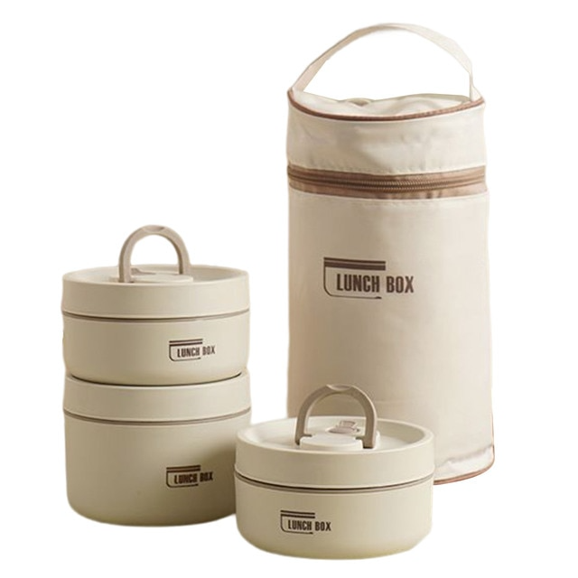 Thermo Lunchbox Isoliert | Auslaufsicher Mit Tragetasche