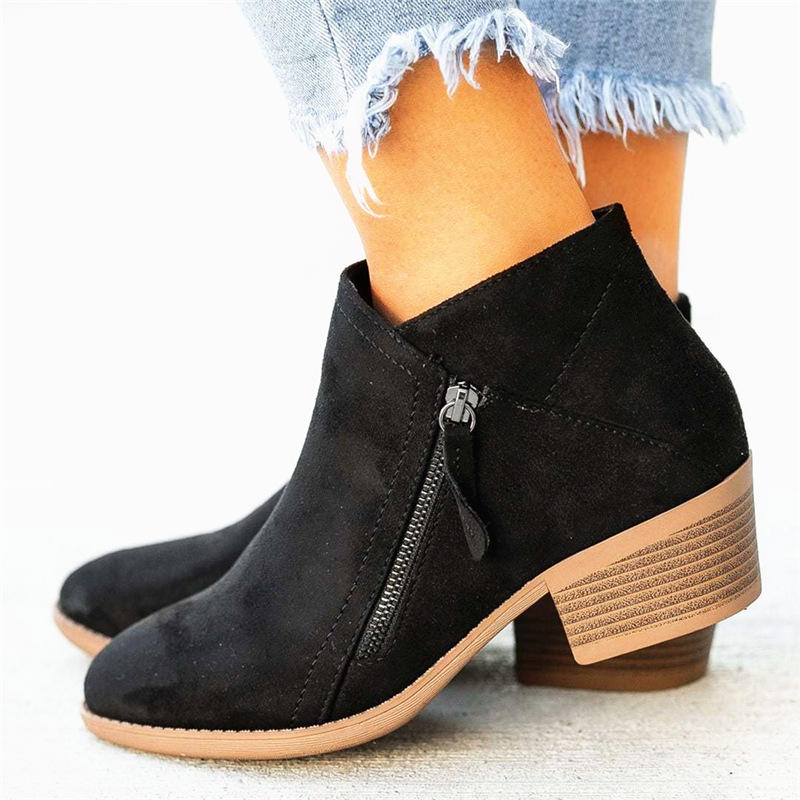 Stiefeletten - Klassisches Ankle Boots Modell mit Reißverschluss