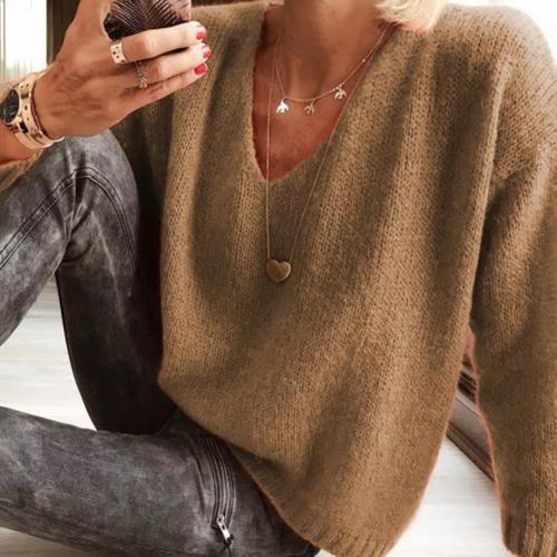 Pullover Mit V Ausschnitt - Lockerer Schnitt