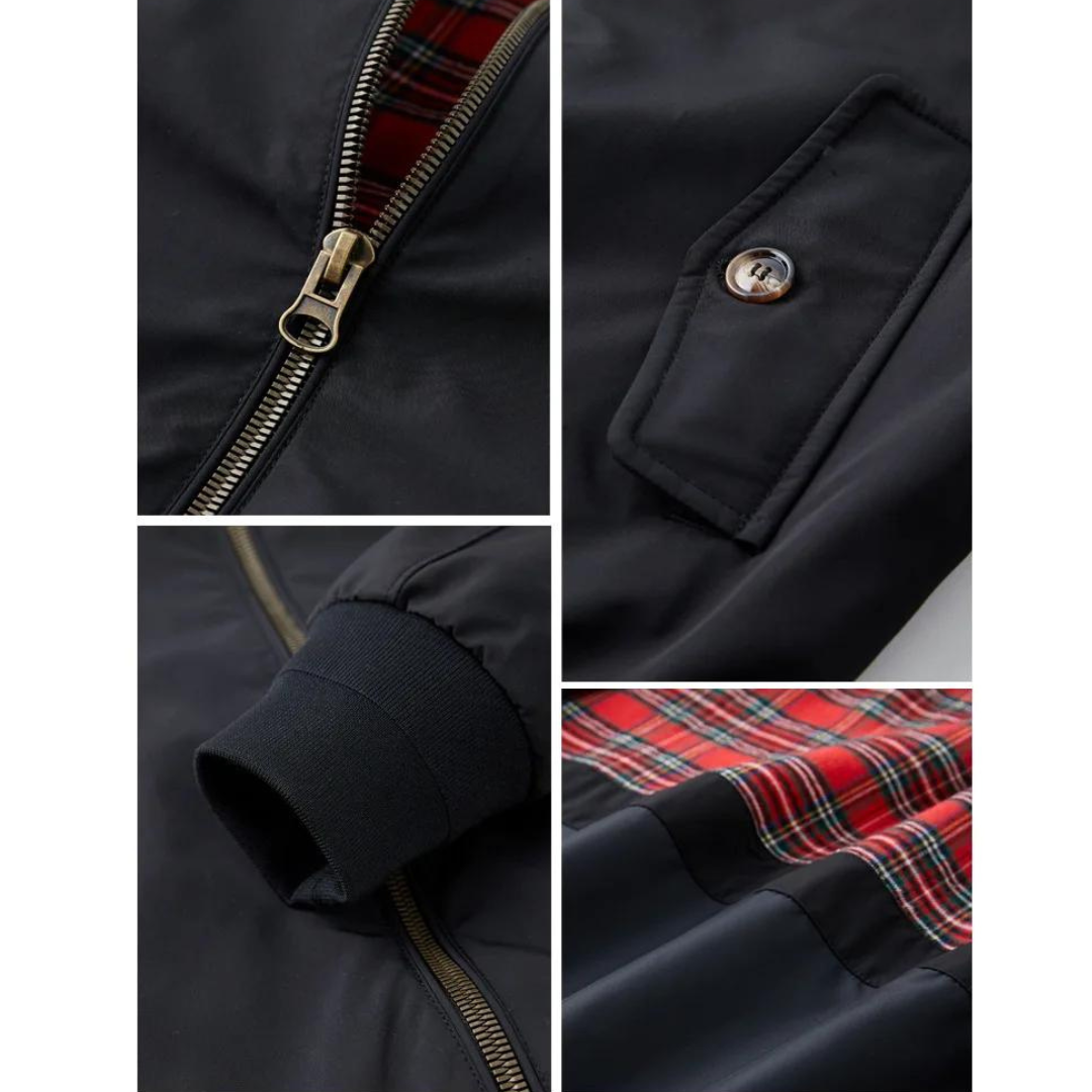 Freizeit Blousonjacke - Mit Stehkragen und Knopfverschluss