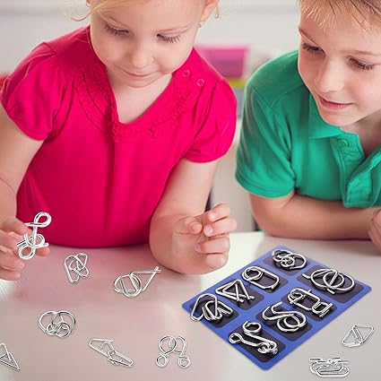 Kinder Knobel Puzzles | Logikrätsel Set Für Konzentration Geduld Und Problemlösung