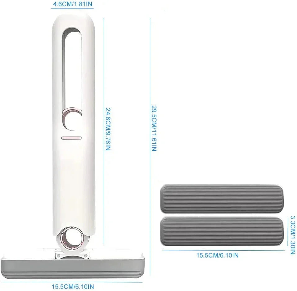 Mini Putzstab | Wasserschaber Und Tierhaarentferner Für Fenster Und Spiegel