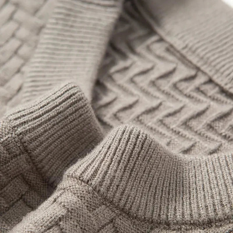 Pullover | Rundhals mit Strukturmuster