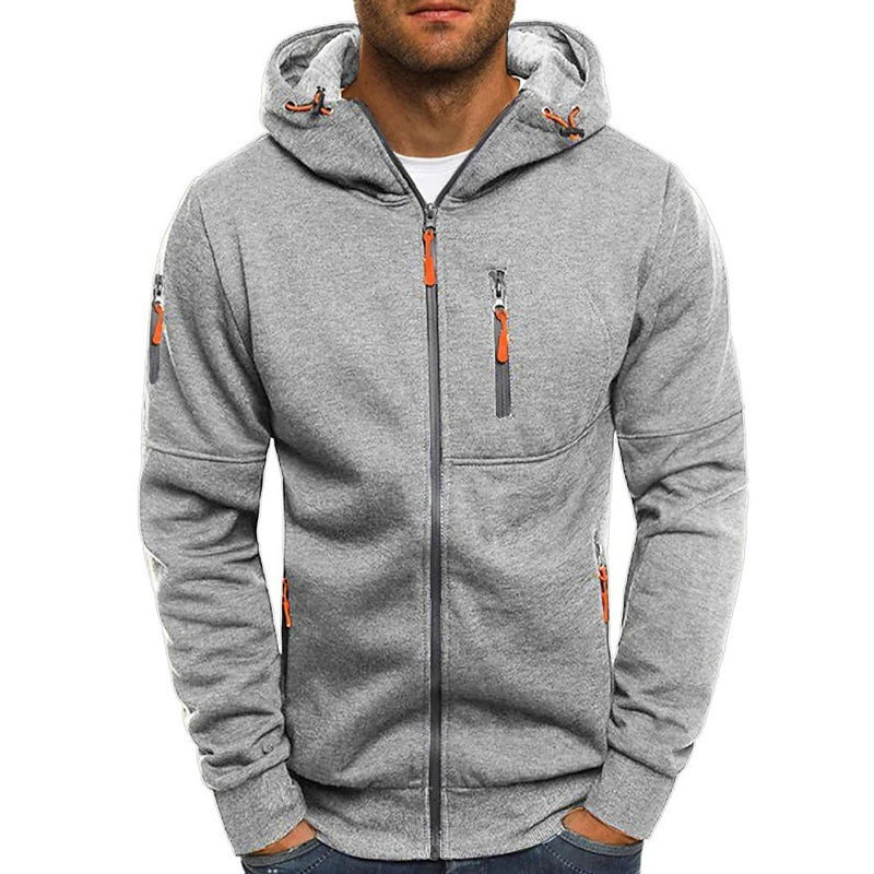 Kapuzensweatshirt Mit Reißverschluss - Sportlicher Hoodie Stil