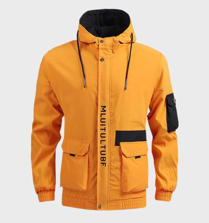 Outdoor Jacke Herren - Mit Kapuze und Taschen