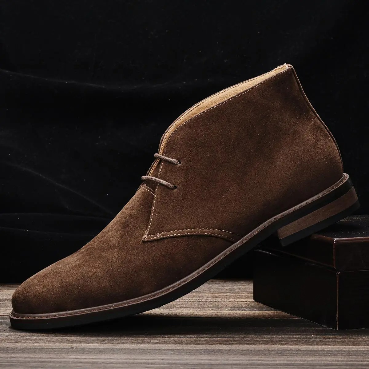 Stiefeletten mit Schnürung - Klassischer Schmaler Schnitt