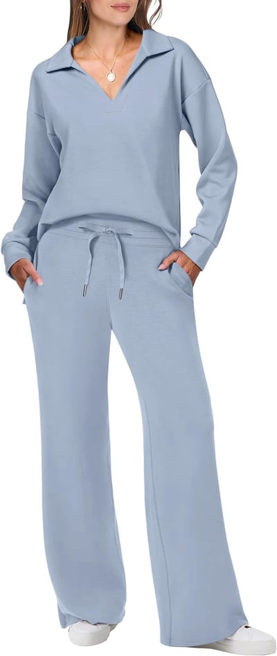 Zweiteiliges Set | Pullover Und Weiter Hose