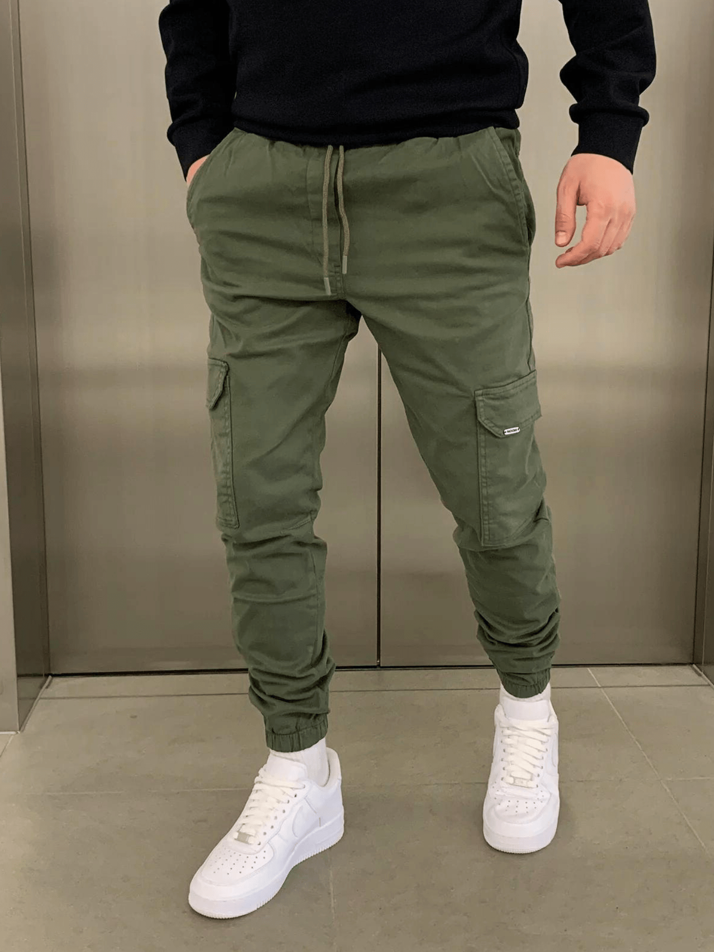 Cargohose - Jogger Stil Mit Bündchen