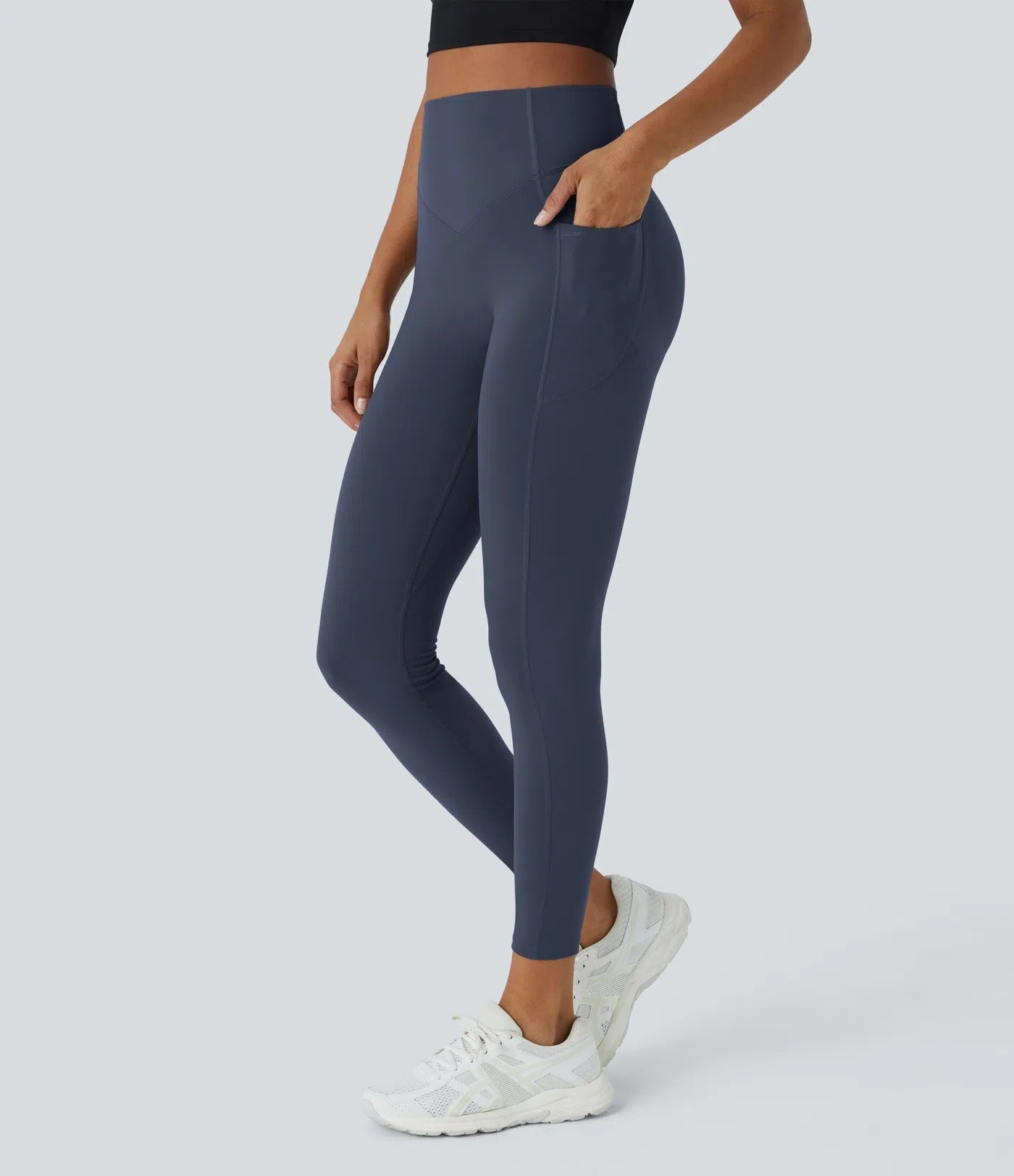 Leggings - Hoher Bund mit Seitentasche