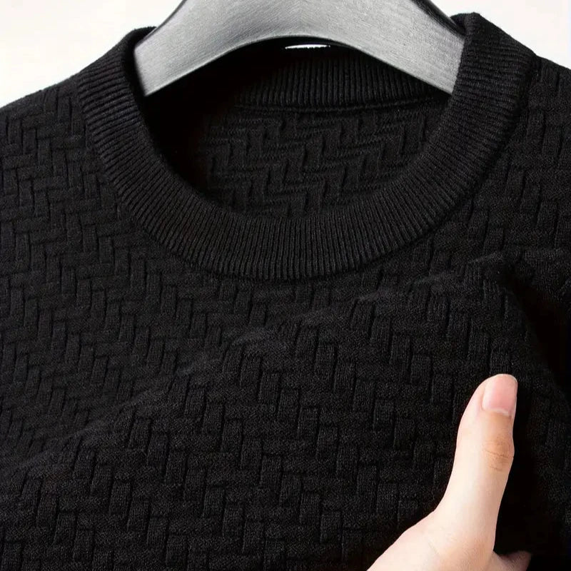 Pullover | Rundhals mit Strukturmuster