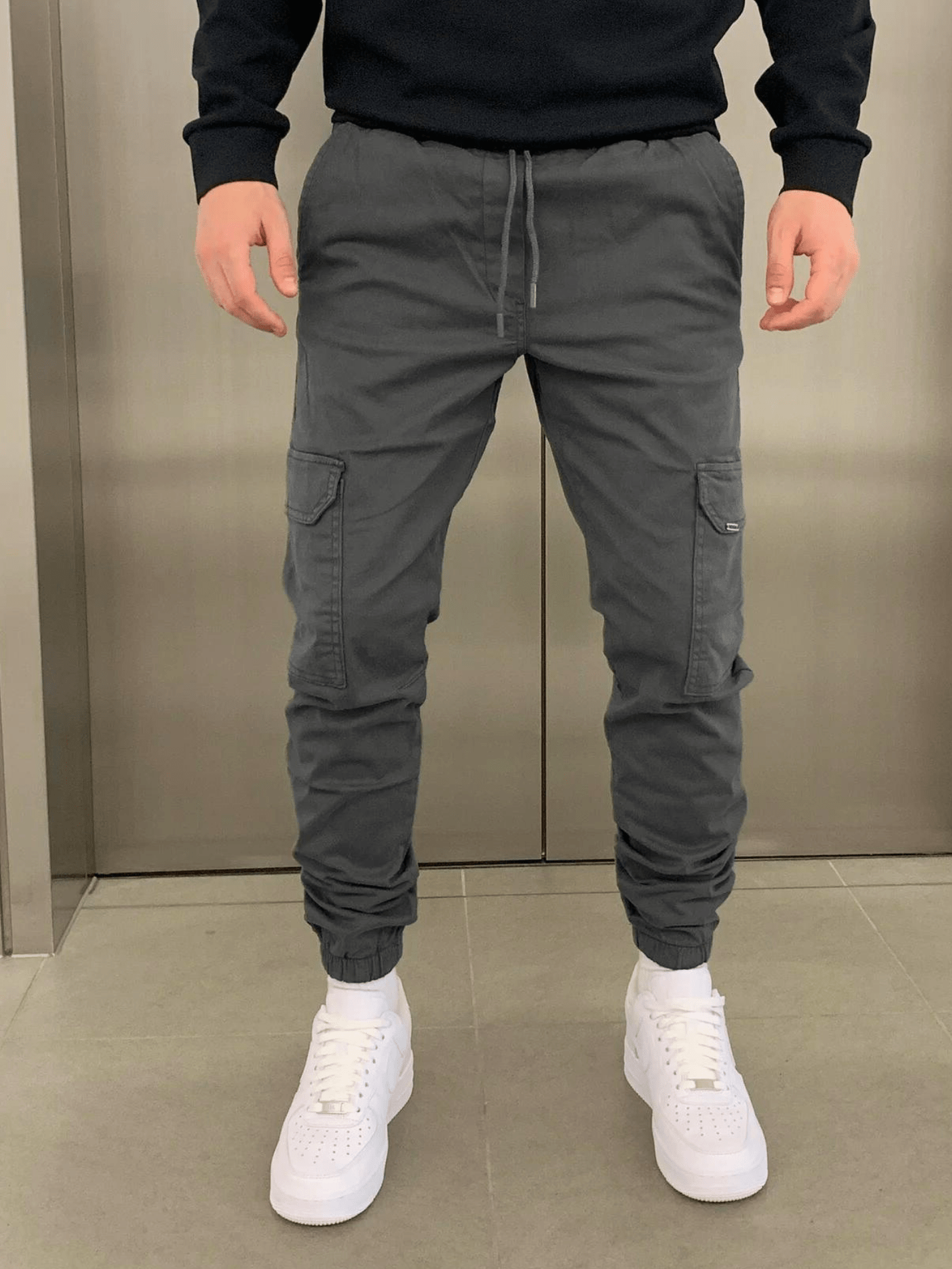 Cargohose - Jogger Stil Mit Bündchen