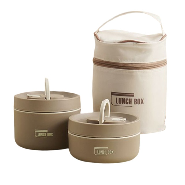 Thermo Lunchbox Isoliert | Auslaufsicher Mit Tragetasche