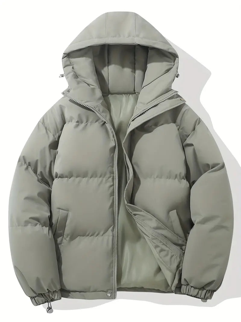 Winterjacke mit Kapuze - Gepolstert und Gesteppt