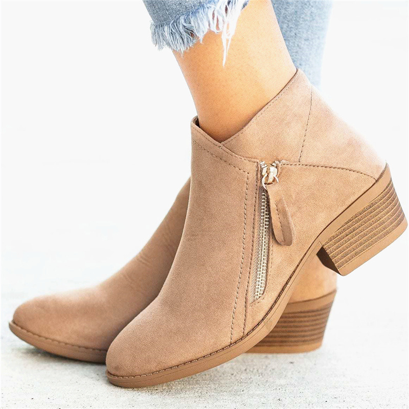 Stiefeletten - Klassisches Ankle Boots Modell mit Reißverschluss