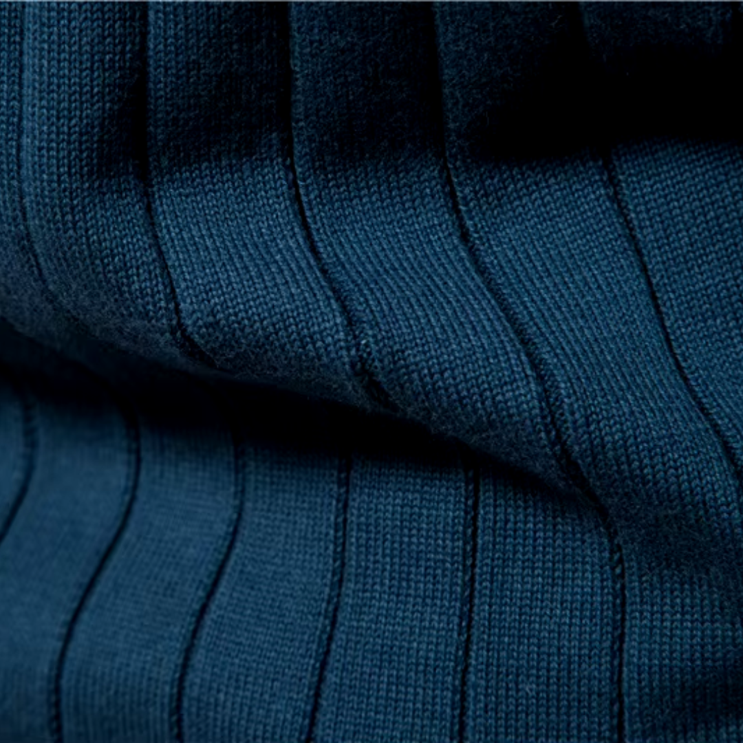 Zip Pullover - Strukturiertes Design mit Stehkragen
