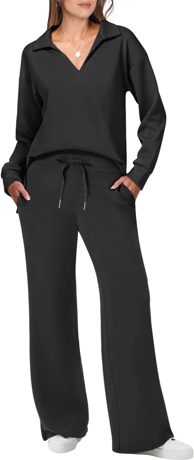 Zweiteiliges Set | Pullover Und Weiter Hose