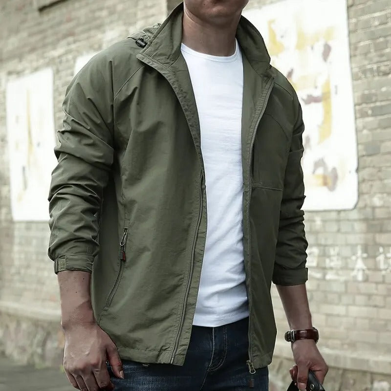 Freizeitjacke mit Stehkragen - Leicht und Alltagsgeeignet