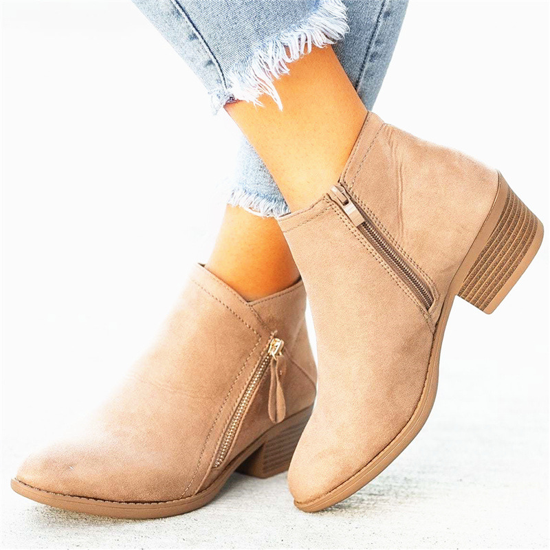 Stiefeletten - Klassisches Ankle Boots Modell mit Reißverschluss
