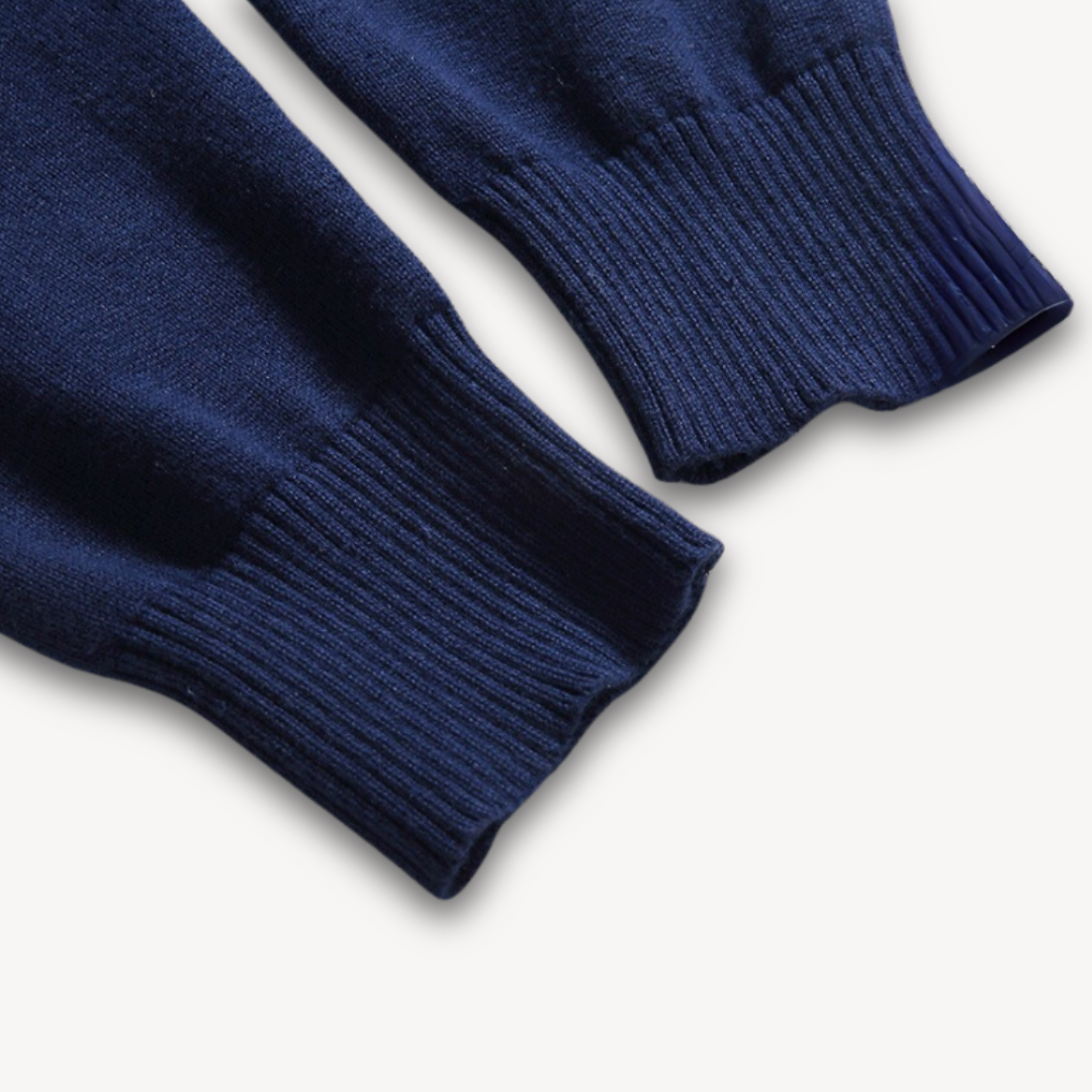 V Ausschnitt Pullover - Schmaler Schnitt für Business und Alltag